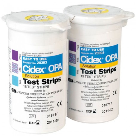 Cidex OPA teststrips
