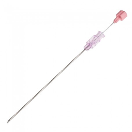 Aiguilles spinales BD – 18 G x 3 ½" (1,2 x 90 mm) - Rose – 25 pièces