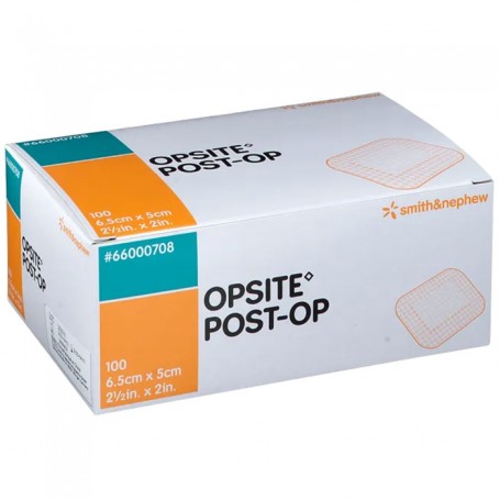 Opsite Post op Smith & Nephew - 6.5 cm x 5 cm - 100 pièces