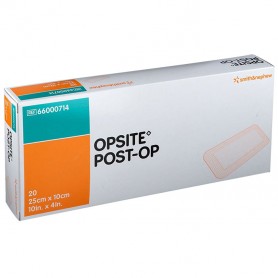Opsite Post op Smith & Nephew - 25 cm x 10 cm - 20 pièces Opsite Post op Smith & Nephew - 25 cm x 10 cm - 20 pièces