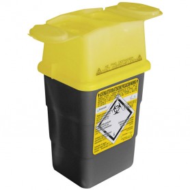 Container à aiguilles Sharpsafe - boîte à déchets médicaux - 1 l Container à aiguilles Sharpsafe - boîte à déchets médicaux - 1 l