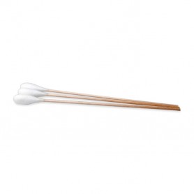 Ecouvillons fins sur bâtonnet en bois 15 cm - 50 pièces Ecouvillons fins sur bâtonnet en bois 15 cm - 50 pièces