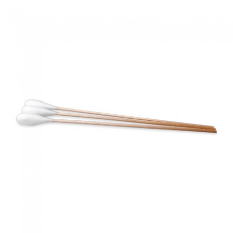 Fijne houten wattenstaafjes 15 cm - 50 stuks