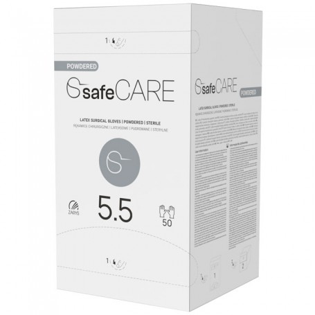 Gants en latex poudrés, Stérile - Zarys safeCARE