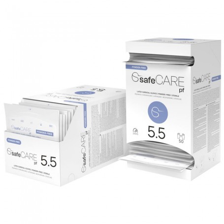 Gants en latex non poudrés, Stérile - Zarys safeCARE