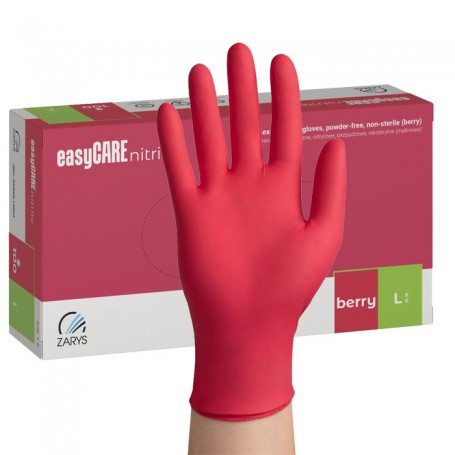 Framboos roze Nitril handschoenen