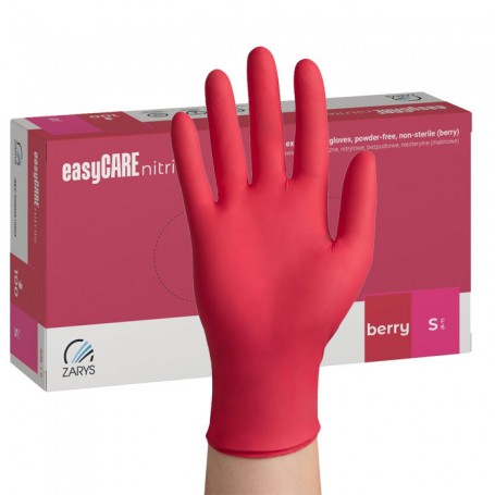 Framboos roze Nitril handschoenen