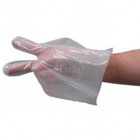 Gants en polyéthylène - gant doigtier deux doigts (STERILE)