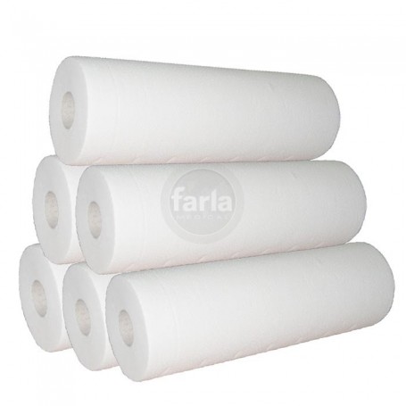 Papier pour table d'examen – Drap d’examen pour table de traitement 2 plis 50 cm x 50 m - 9 rouleaux