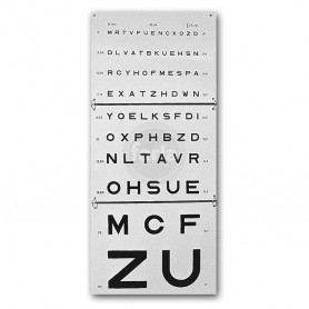 Echelle optométrique Monoyer Echelles Monoyer