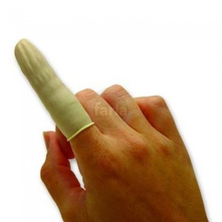 Gants en latex - gant doigtier un doigt