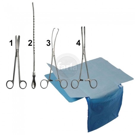 Set de pose de Sterilet (metal)