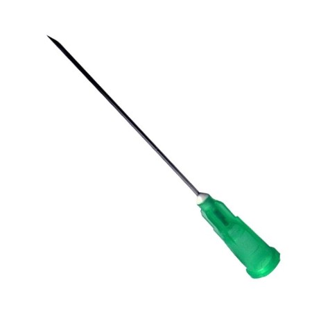 Aiguilles BD Microlance® 3  – 21 G 1 1/2" (0,8 x 40 mm ) Vert – 100 pièces