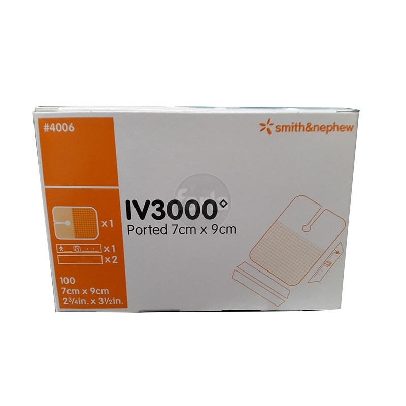 Katheterverband Smith & Nephew IV3000 1Hand Ported