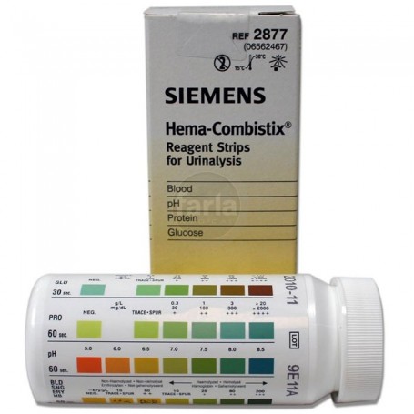 Bandelettes de test urinaire: Siemens Hema-Combistix - Promo