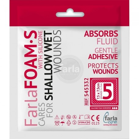 Pansement FarlaFoam S avec bords en mousse de silicone