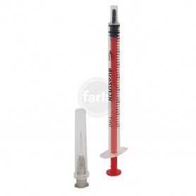 Seringue à insuline 1ml avec aiguille 0.4 x 13mm - 100 pièces - Zarys DicoSULIN Seringue à insuline Zarys dicoSULIN – seringue 1 ml