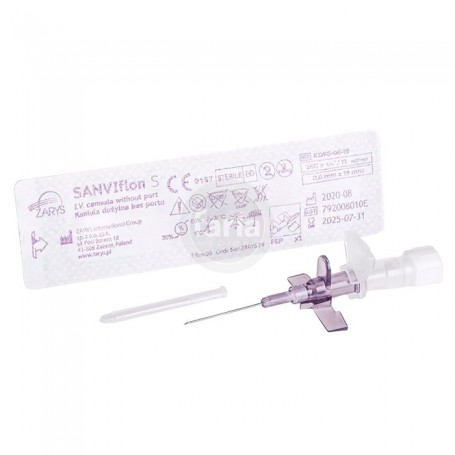 Zarys SANVIflon S - canule I.V. stérile - Sans port de canules