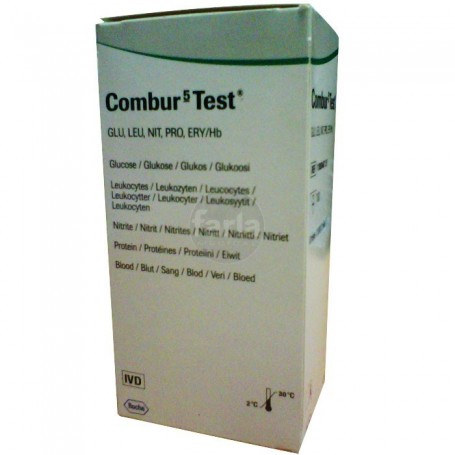 Urinetest: Roche Combur 5 teststrips