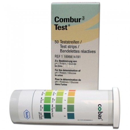 Test urinaire : Roche Combur 3 – bandelettes de test Roche - farla medical  - Promo 2%