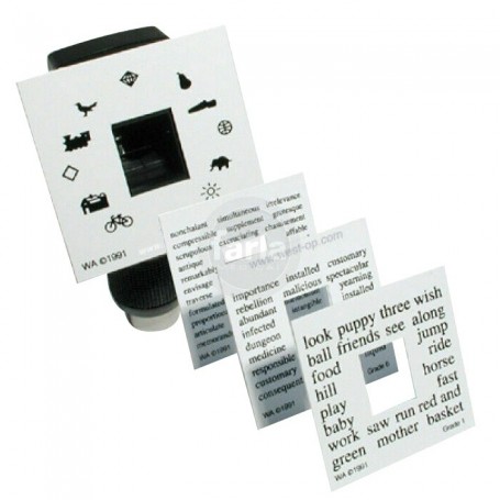 Cartes de fixation Welch Allyn pour la rétinoscopie