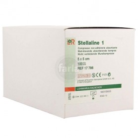 Stellaline 1 kompressen - 5 x 5 cm Kompressen Stellaline 1 van Lohmann & Rauscher  - 5 x 5 cm