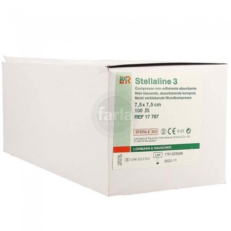 Compresses Stellaline 3 de Lohmann & Rauscher - 7.5 x 7.5 cm