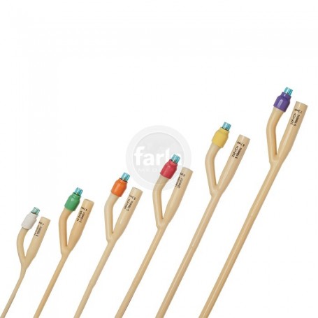 Urine catheter, 2-weg, met rubberen ventiel