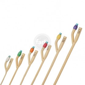 Sonde urinaire, 2 voies, avec pointe tiemann Urine catheter, 2-weg, met tiemann tip
