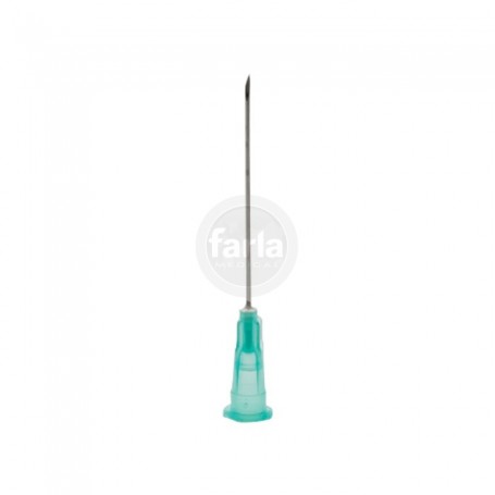 Aiguilles Zarys dispoFINE  – 14 G 1 1/2" (2,1 x 40mm) Vert clair – 100 pièces