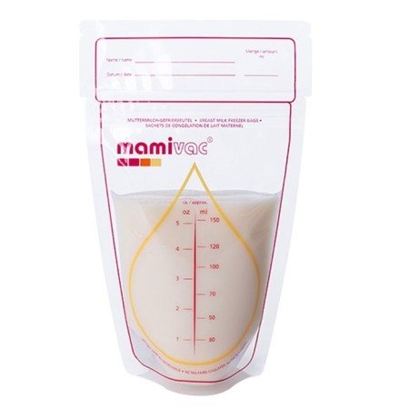 Mamivac® bewaarzakjes voor moedermelk