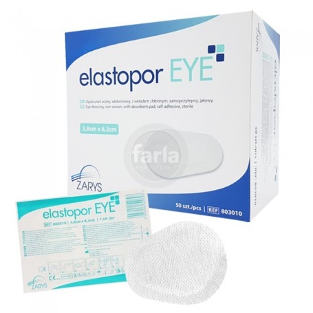 Oogpleister steriel - Oogkompres 50 stuks - Zarys Elastopor EYE