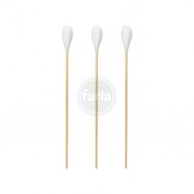 Ecouvillons fins sur bâtonnet en bois 15 cm - 100 pièces Ecouvillons fins sur bâtonnet en bois 15 cm - 100 pièces
