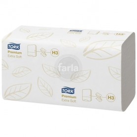 Tork 100278 Essuie-mains pliés en V Extra-Doux Premium