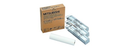 Papier thermique MISUBISHI - noir et blanc 